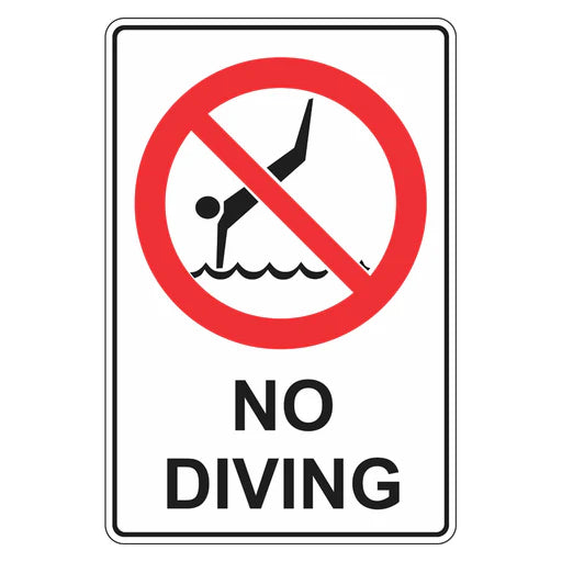 Prohibition Sign - No Diving