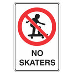 Prohibition Sign - No Skaters