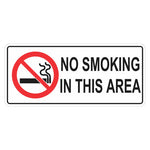 Prohibition Sign - No Smoking In This Area