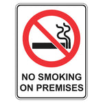 Prohibition Sign - No Smoking On Premises