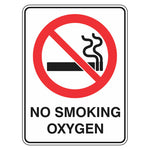 Prohibition Sign - No Smoking Oxygen