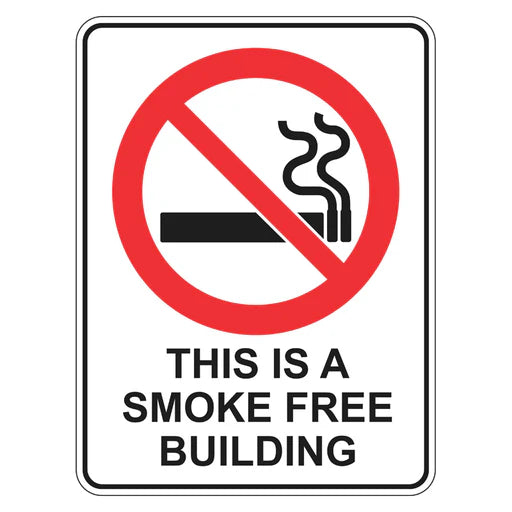 Prohibition Sign - This Is A Smoke Free Building