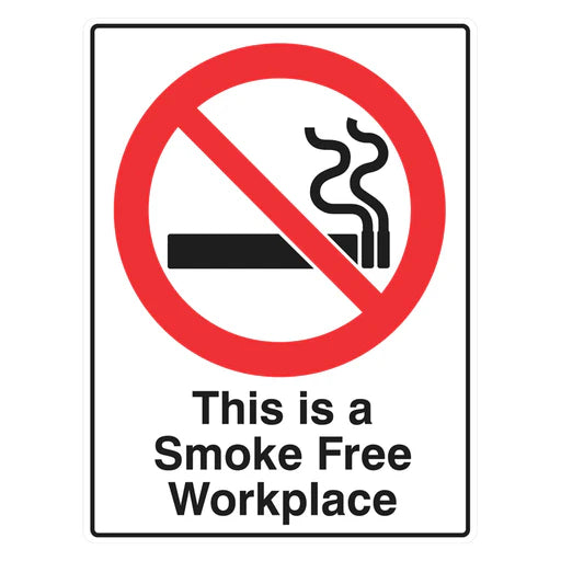 Prohibition Sign - This Is A Smoke Free Workplace