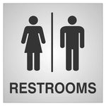 Restrooms Sign