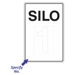 Silo Number Sign