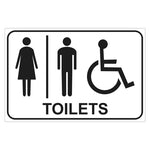 Toilets Sign