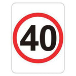 Traffic Sign - 40 KM