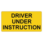 Vehicle Sign - Driver Under Instruction