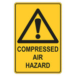 Warning Sign - Compressed Air Hazard