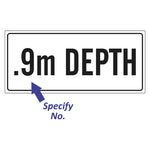 Water Depth Sign