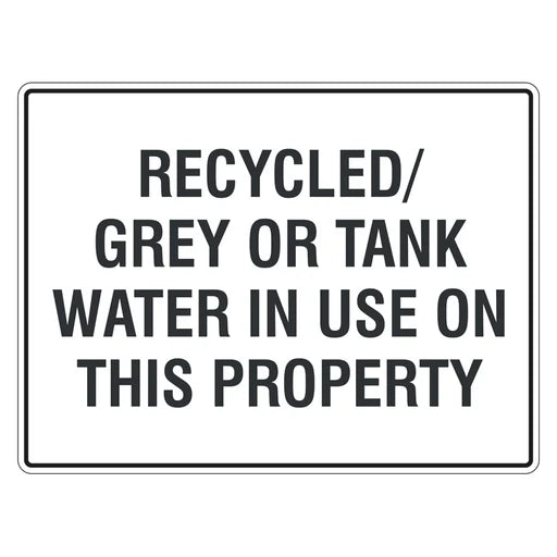 Water Restriction Signs