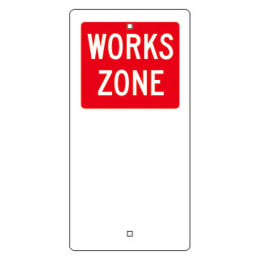 Works Zone Sign